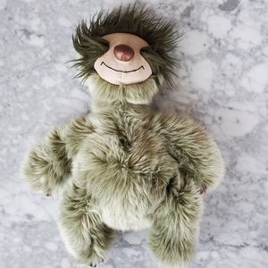 Sloth Plush Gund Fab Pals Roswell Stuffed Animal 15" Green 6058953